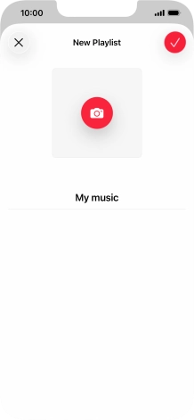 Press the confirm icon. Press the confirm icon.