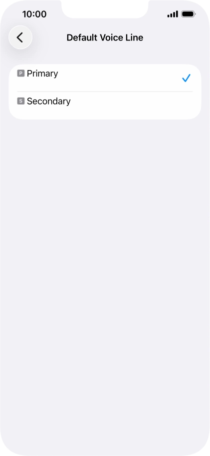 Press the required price plan. Press the required price plan.