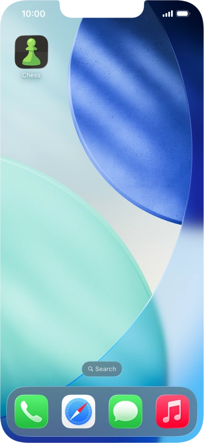 Press and hold the required app.