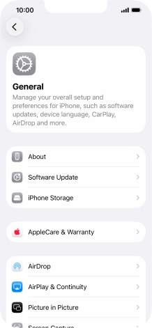 Press Software Update. If a new software version is available, it's displayed. Follow the instructions on the screen to update the phone software.