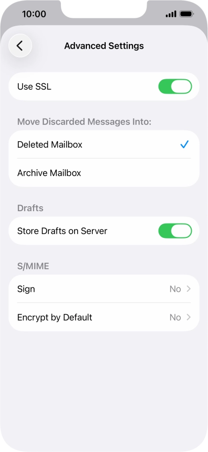 Press the indicator next to Press the indicator next to