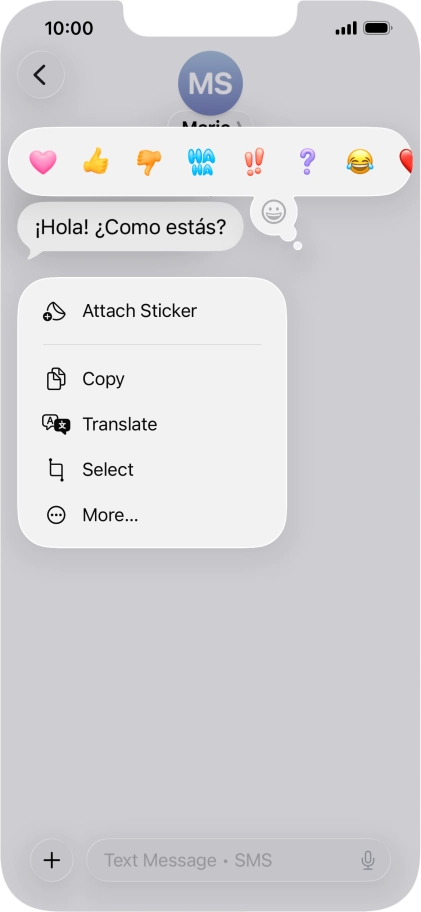 Press Translate. Press Translate.