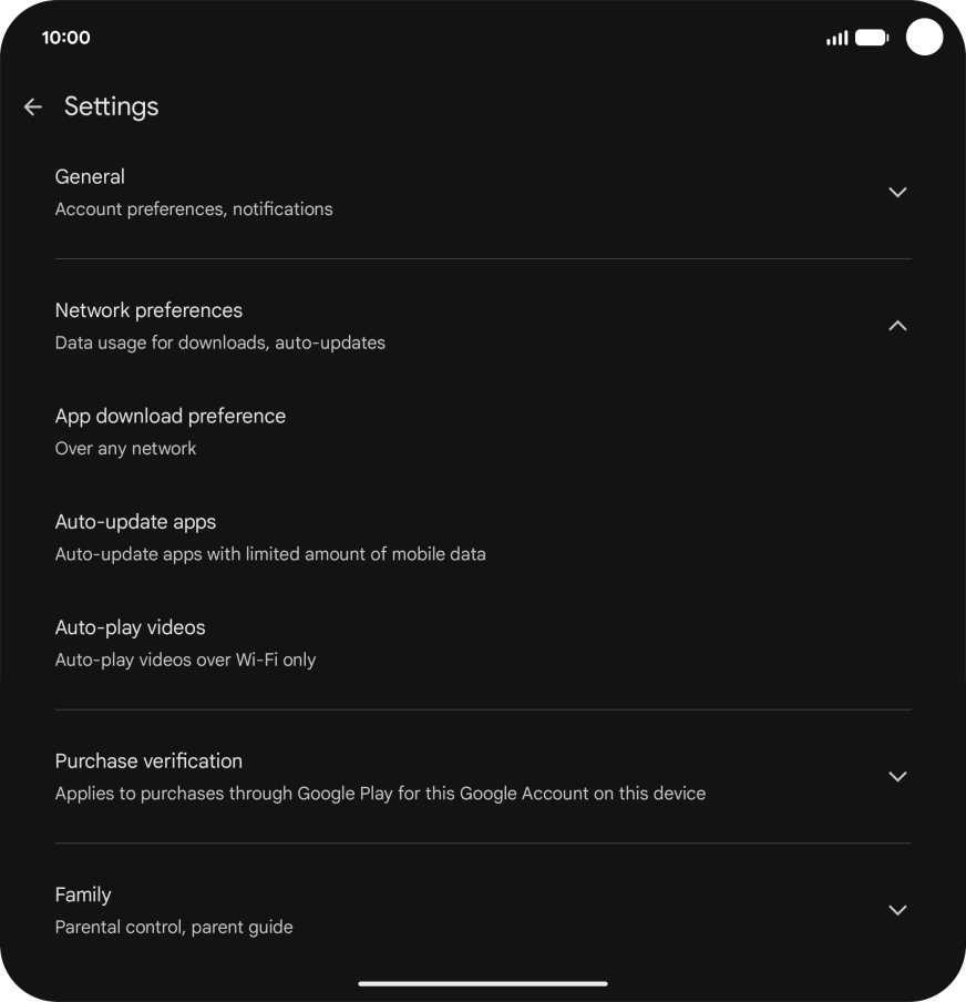 Press Auto-update apps.