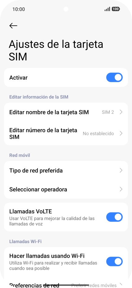 Pulsa el indicador junto a 