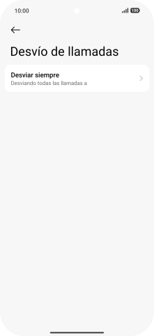 Pulsa el tipo de desvío deseado.