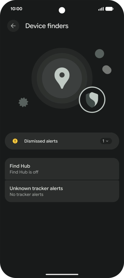 Press Find Hub.