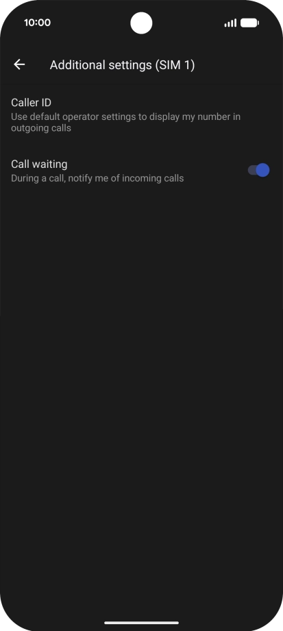 Press Caller ID.