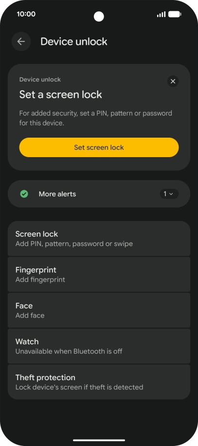 Slide your finger upwards starting from the bottom of the screen to return to the home screen.