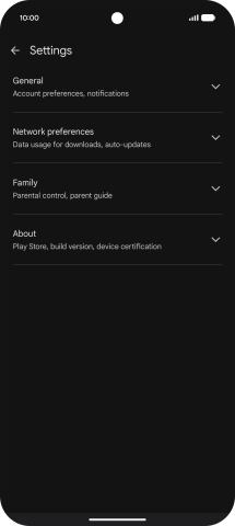 Press Network preferences.