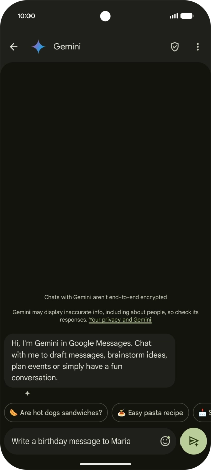 Write or say in your own words which topic you would like to use.