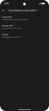 Press FDN list.