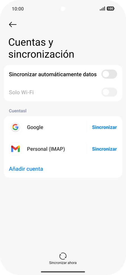 Pulsa el indicador junto a 
