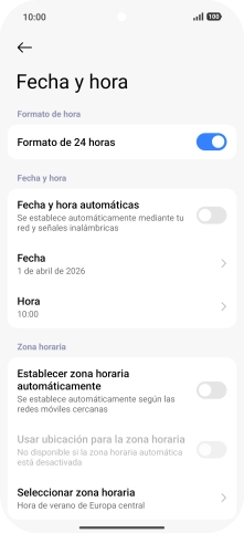 Pulsa el indicador junto a 