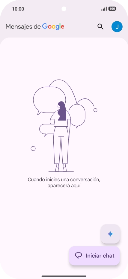 Pulsa el icono de perfil.