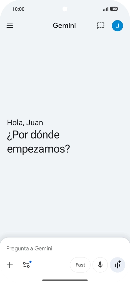 Pulsa el icono de perfil.