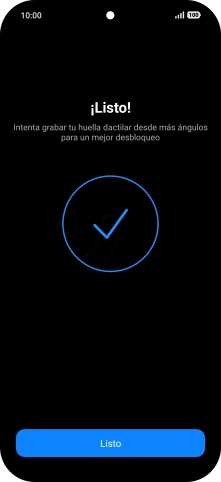 Pulsa Listo.