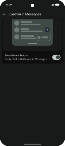 Press arrow left the necessary number of times to return to the list of messages.