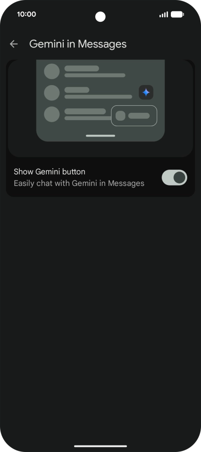 Press arrow left the necessary number of times to return to the list of messages.