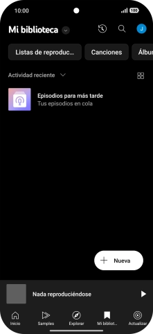 Pulsa la lista desplegable.