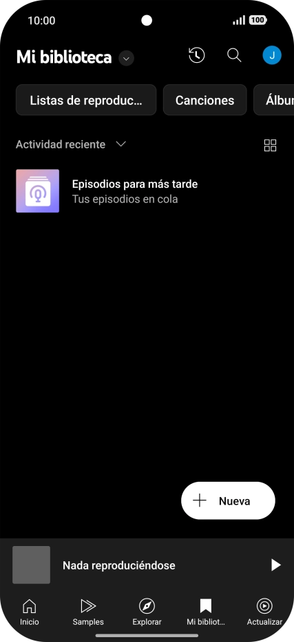 Pulsa la lista desplegable.