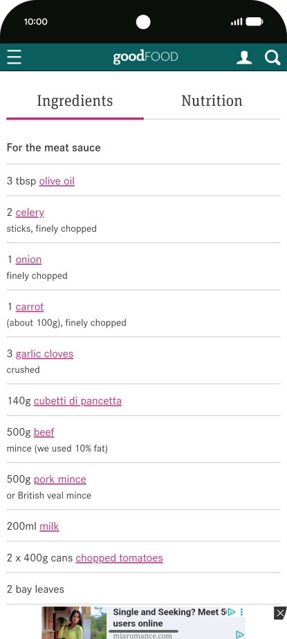 Go to the screen that you would like to translate.