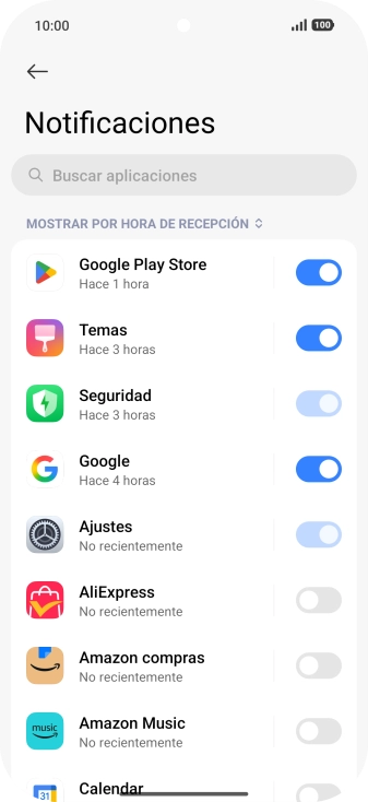 Pulsa la app deseada.