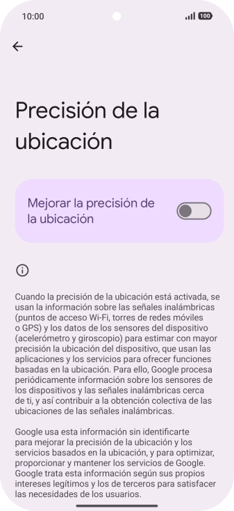 Si pulsas el indicador junto a 