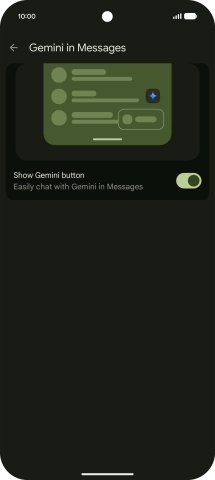 Press arrow left the necessary number of times to return to the list of messages.