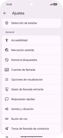 Pulsa Cuentas de llamada.