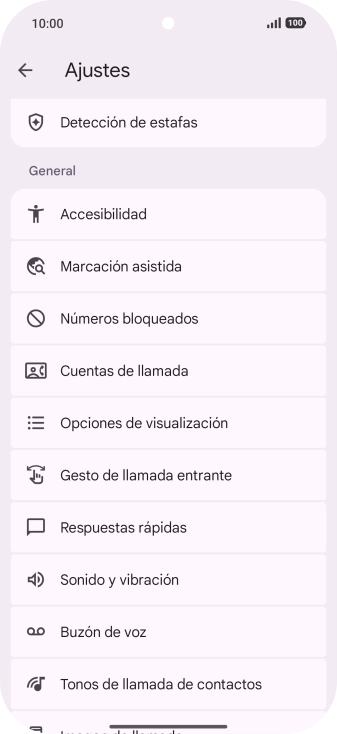 Pulsa Cuentas de llamada.