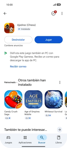 Desliza el dedo hacia arriba desde la parte inferior de la pantalla para terminar y volver a la pantalla de inicio.