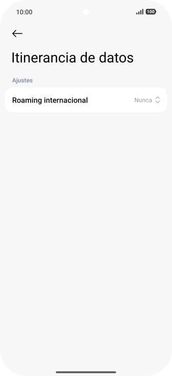 Pulsa la lista desplegable junto a 