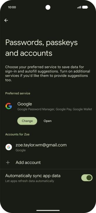 Slide your finger upwards starting from the bottom of the screen to return to the home screen.