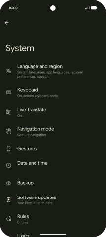 Press Date and time.