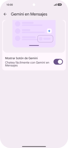 Pulsa el indicador junto a 