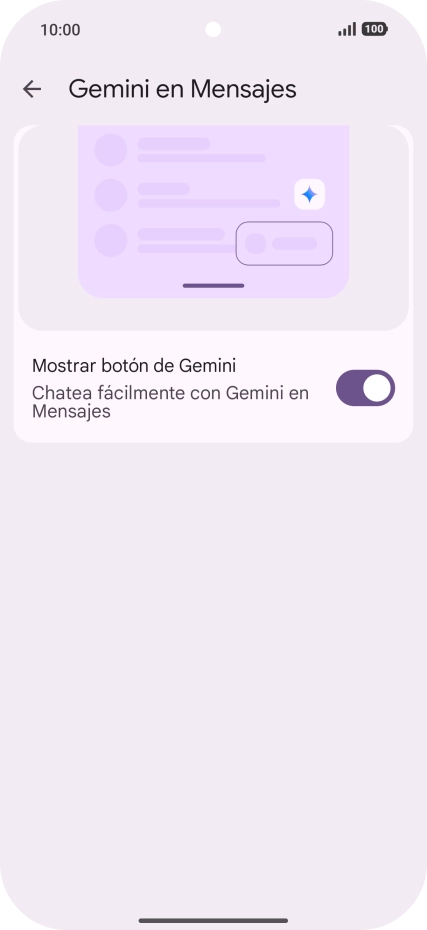 Pulsa el indicador junto a 