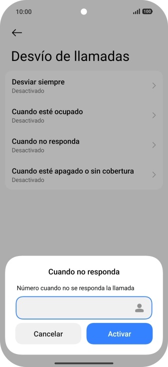 Introduce +34600132000 y pulsa Activar.