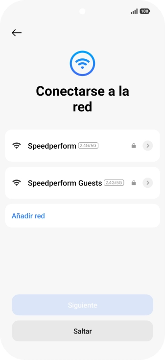Pulsa la red wifi deseada.