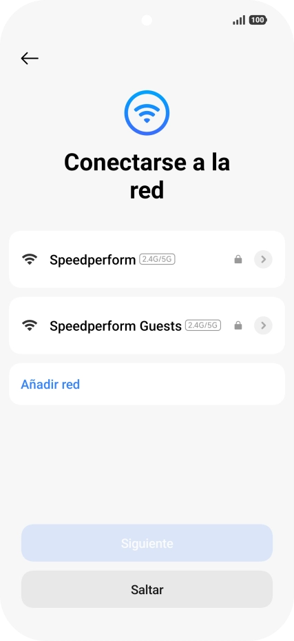 Pulsa la red wifi deseada.
