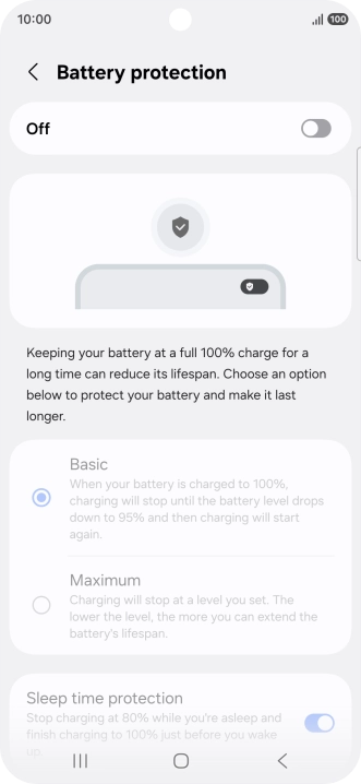 Press the indicator to turn the function on or off. Press the indicator to turn the function on or off.