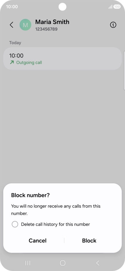 Press Block.