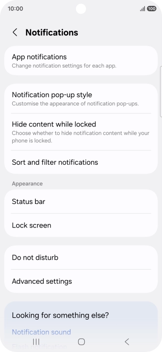 Press App notifications. Press App notifications.