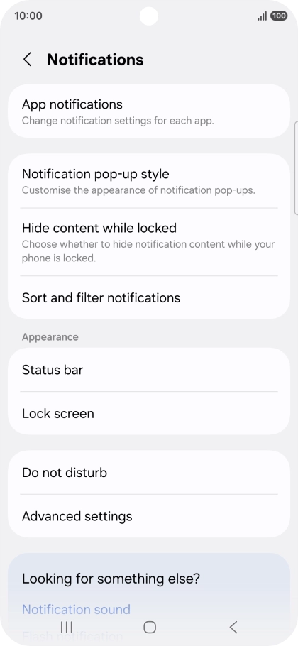 Press App notifications. Press App notifications.