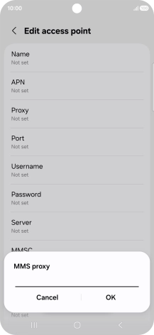 Key in 10.202.002.060 and press OK. Key in 10.202.002.060 and press OK.