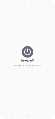 Press Power off. Press Power off.