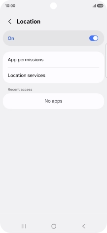 Press App permissions. Press App permissions.