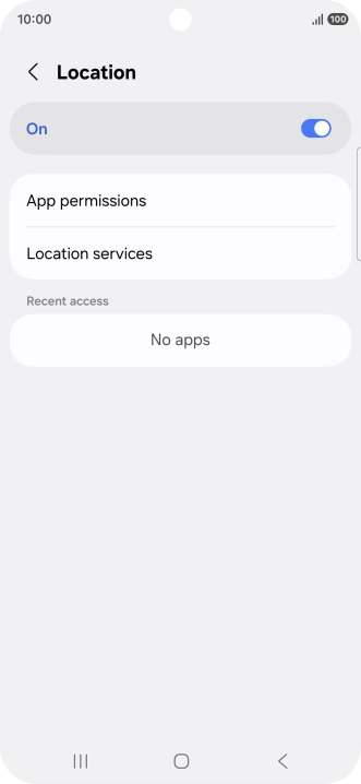 Press App permissions. Press App permissions.