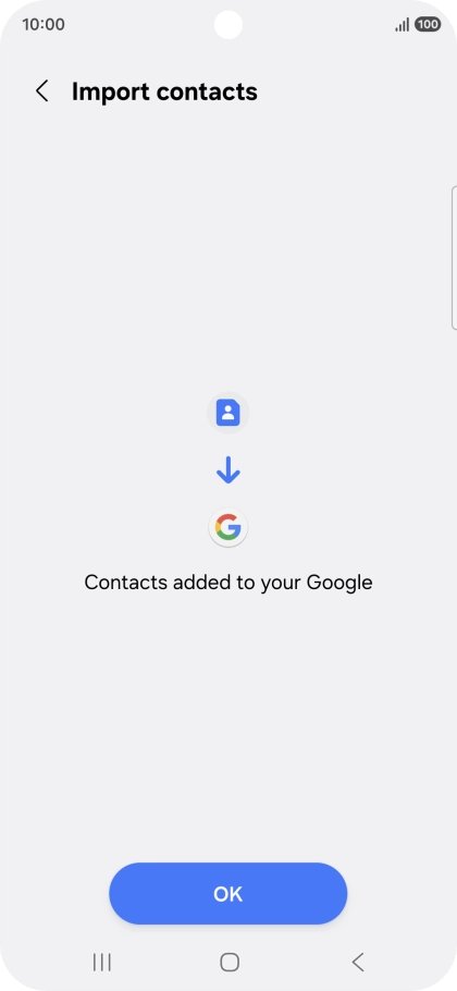 Press OK. Press OK.