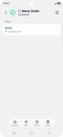 Press the Home key to return to the home screen.