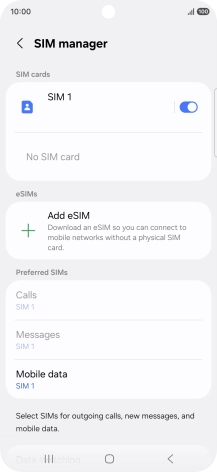 Press Add eSIM. Press Add eSIM.